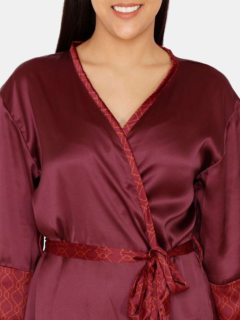 Robe Zivame Satin Night Dress Buy Zivame Silky Elegance Woven