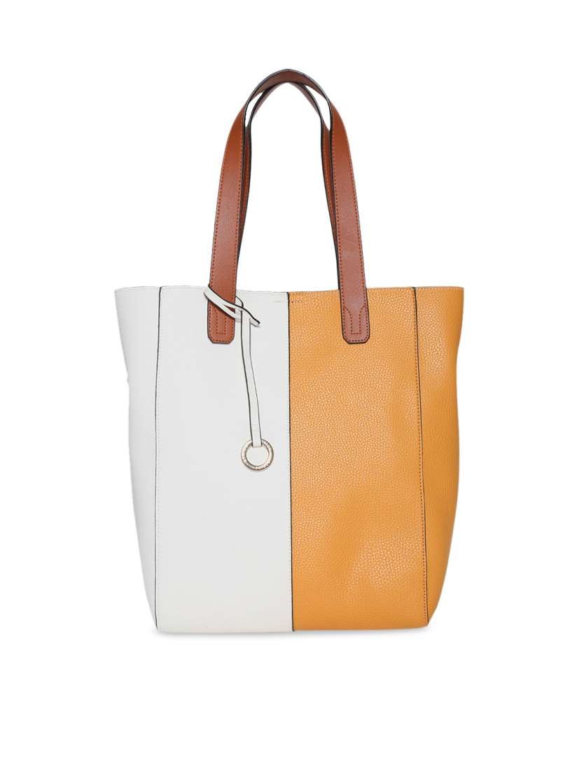 White and tan handbags cheap