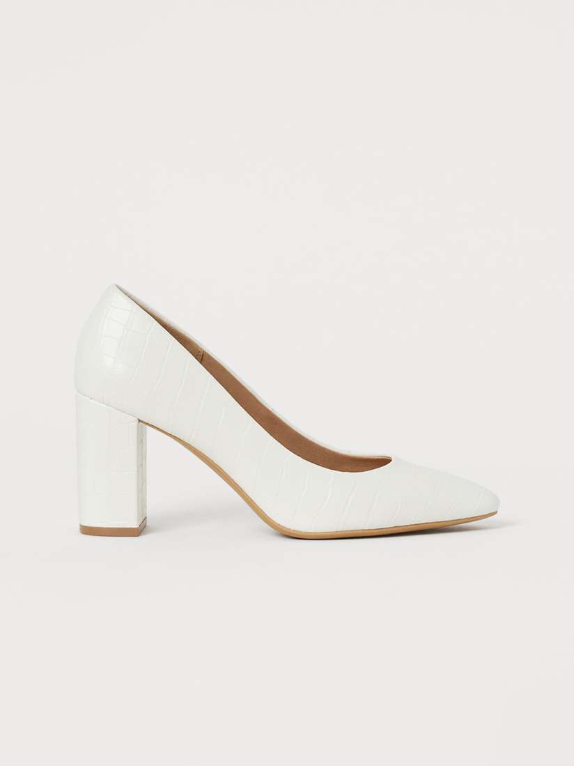 Buy H M Women White Pumps Heels for Women 11414490 Myntra