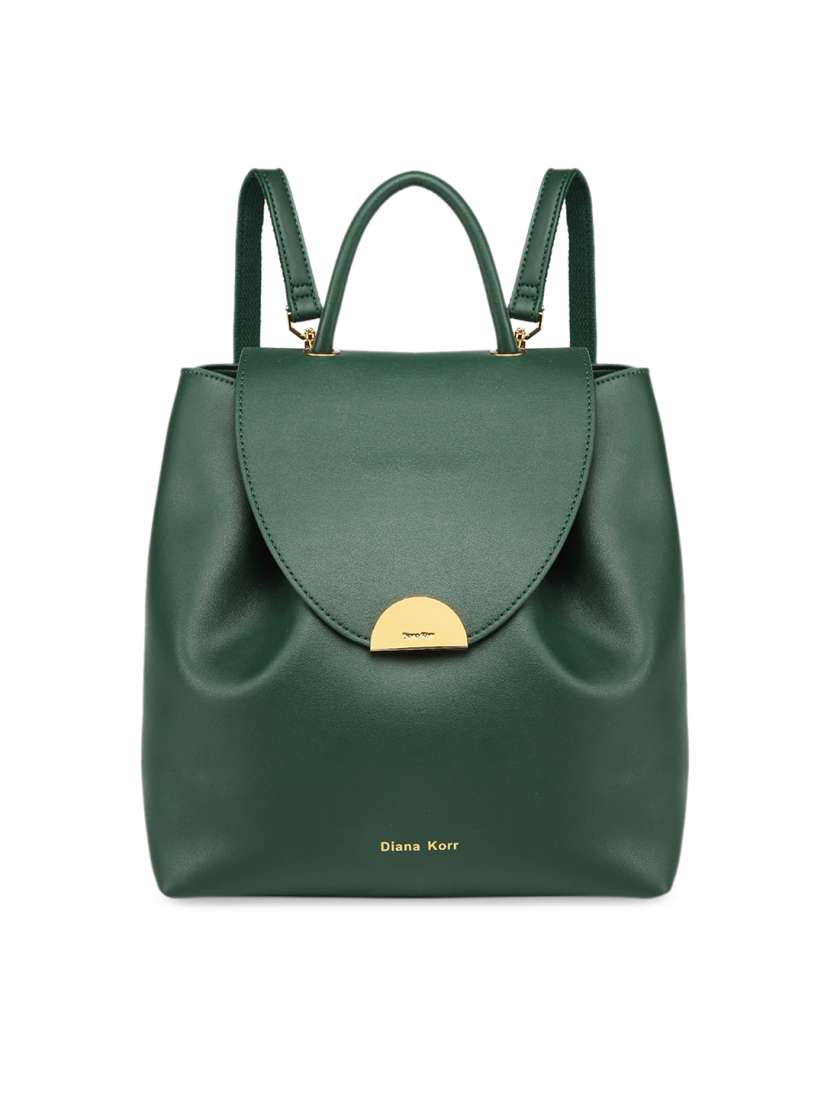 Buy Diana Korr Women Green Solid Backpack Backpacks for Women 11266272 Myntra