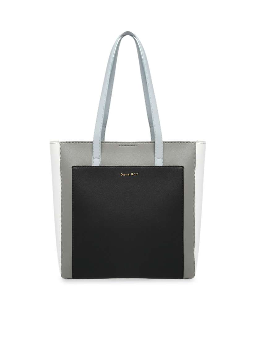 Buy Diana Korr Grey Black Colourblocked Shoulder Bag Handbags for Women 11269552 Myntra