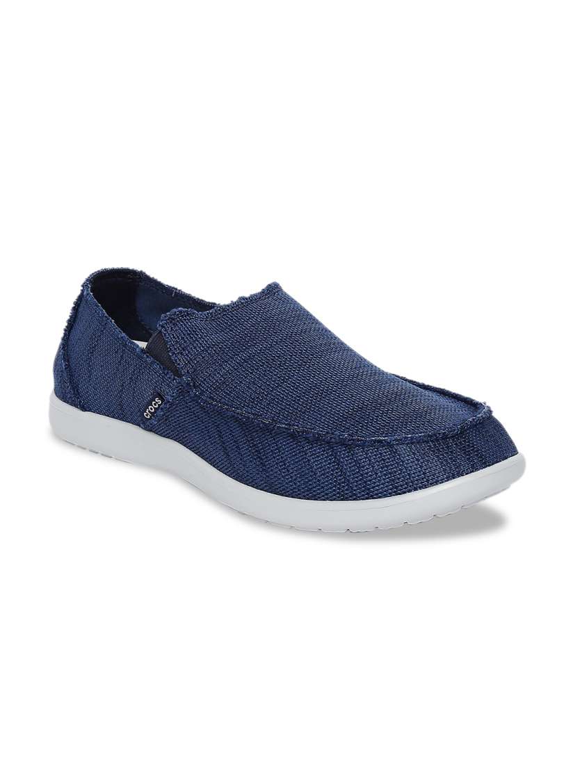 Buy Crocs Santa Cruz Men Navy Blue Slip On Sneakers Casual Shoes for Men 11434210 Myntra
