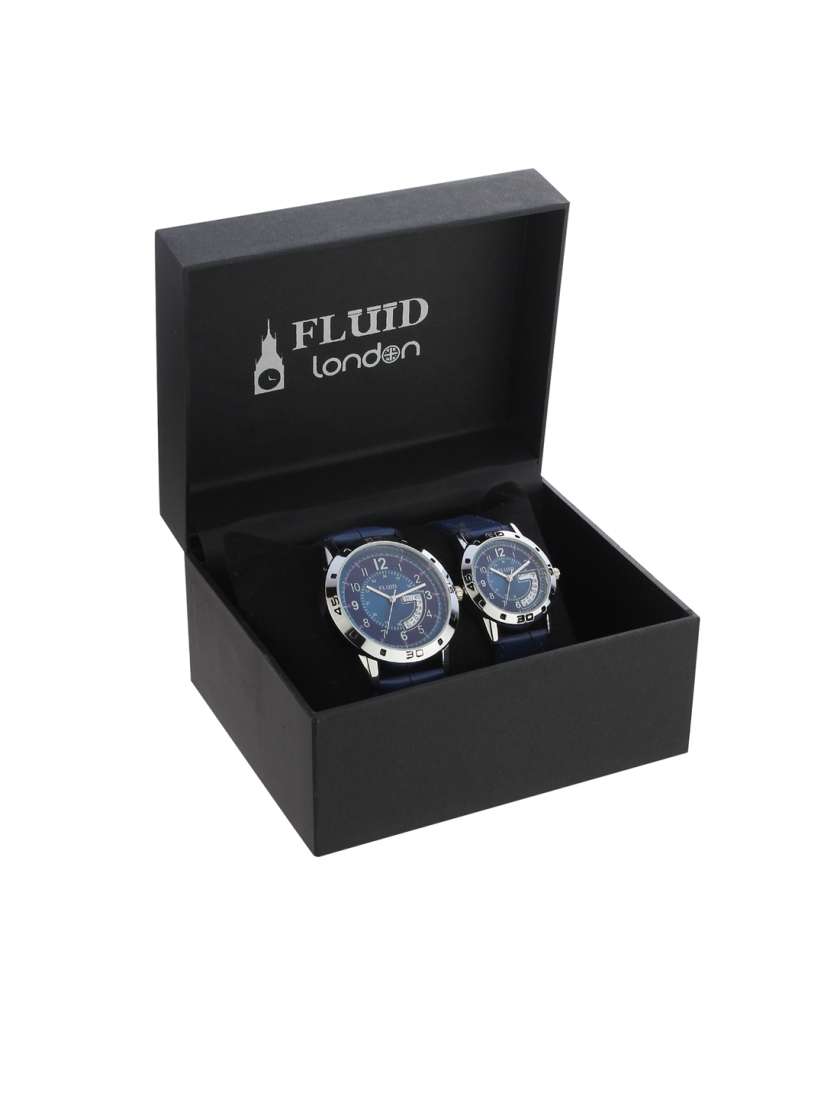 Buy FLUID Unisex Blue Analogue Watch Gift Set FL 734PR BL01 Watch Gift Set for Unisex 11435442 Myntra