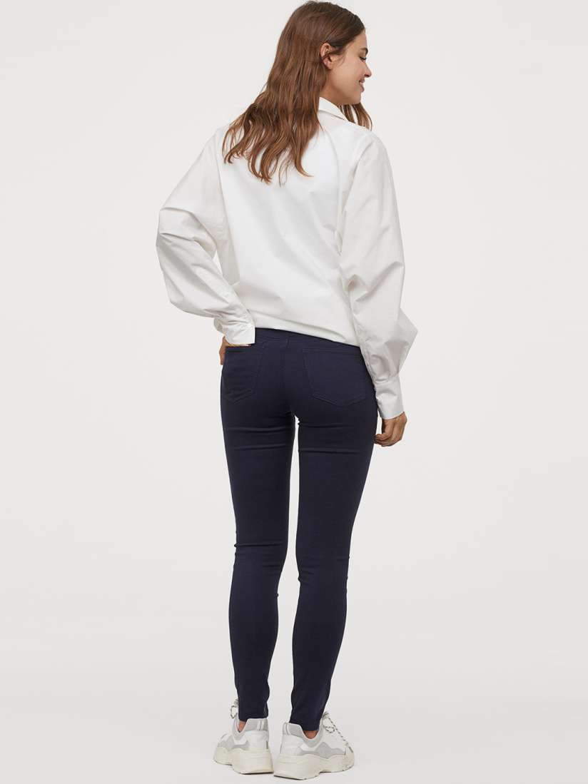 Buy H M Women Blue MAMA Sustainable Treggings Jeggings for Women 11289990 Myntra