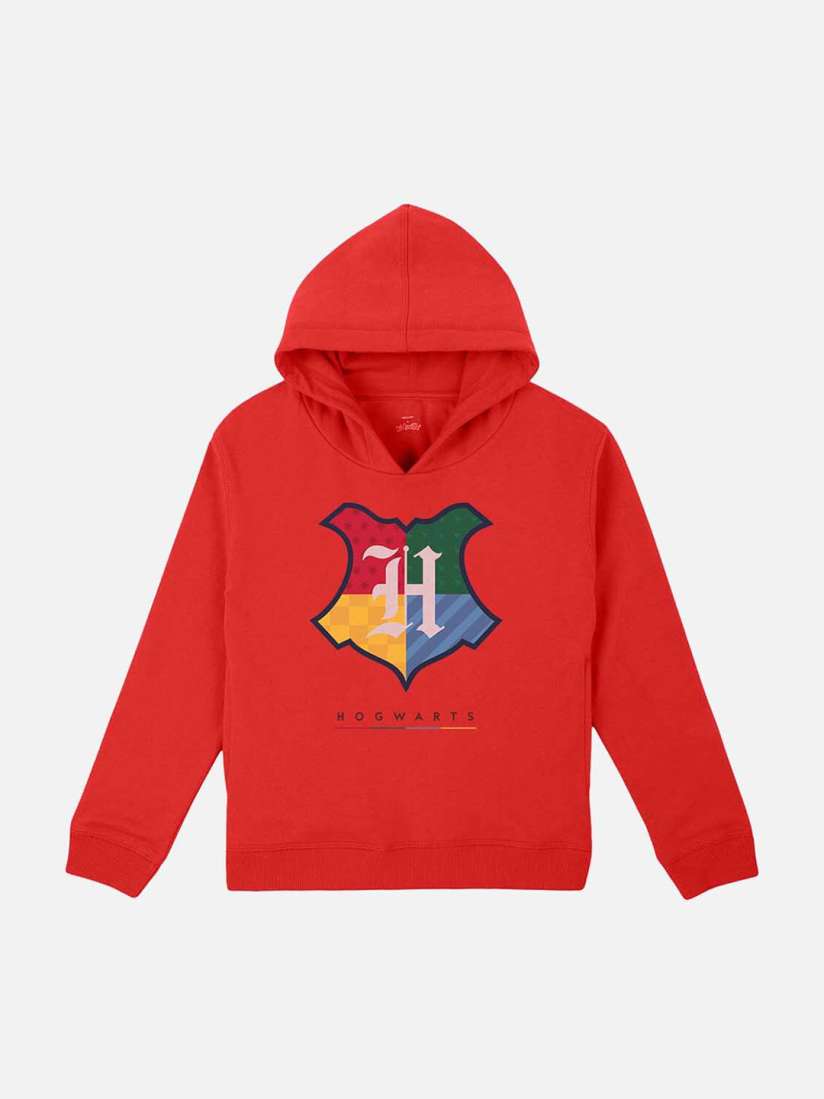 Buy Kids Ville Harry Potter printed Red Hoodie for Girls Sweatshirts for Girls 12734560 Myntra