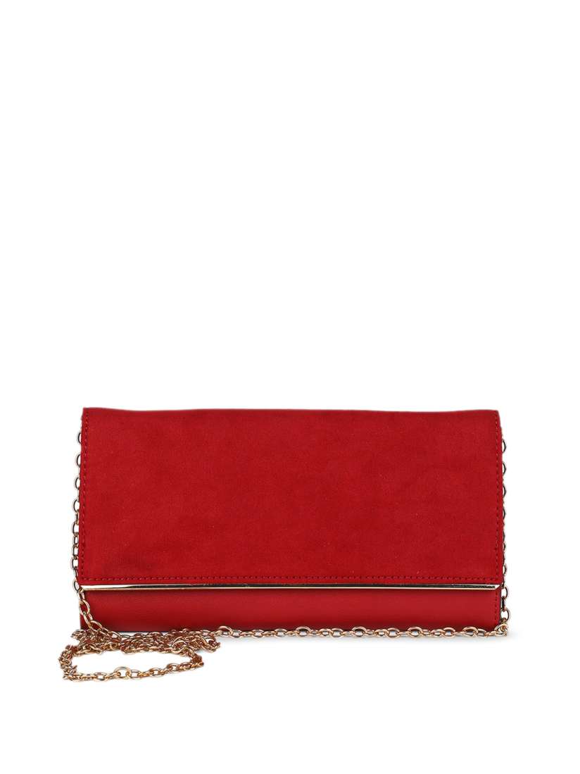 Buy ALDO Red Solid Envelope Clutch Clutches for Women 12761096 Myntra