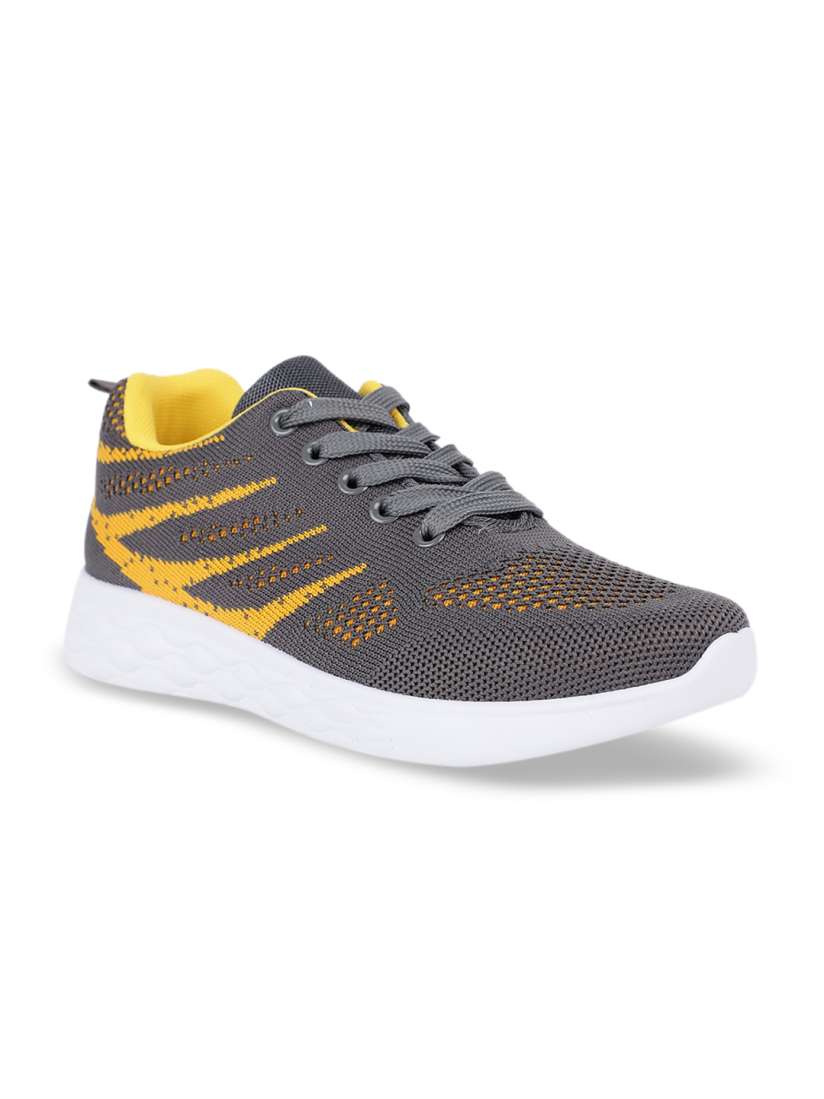 Buy Bata Boys Grey Yellow Sneakers Casual Shoes for Boys 12794980 Myntra