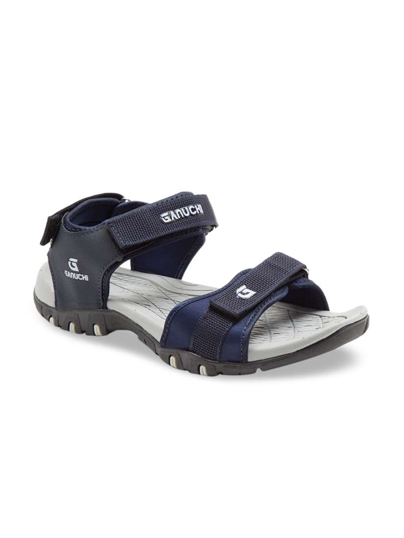 Buy Ganuchi Women Navy Blue Grey Sports Sandals Sports Sandals for Women 12815266 Myntra