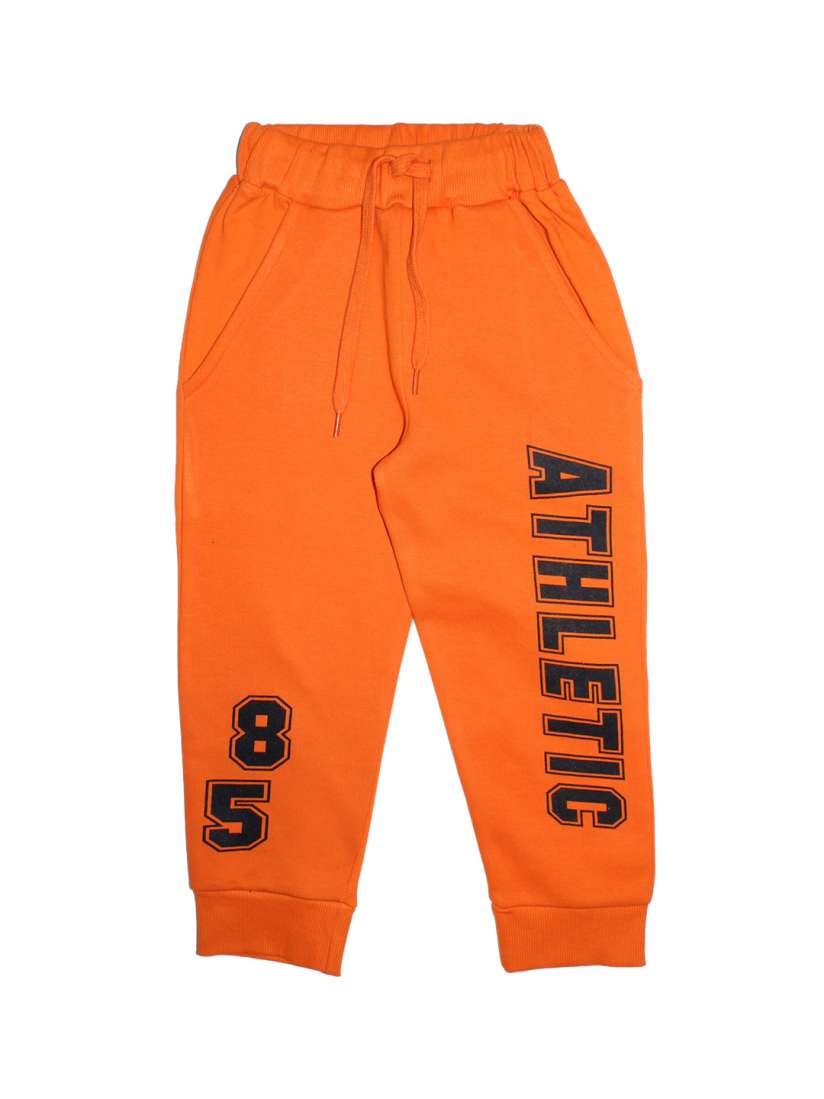 Boys orange joggers best sale
