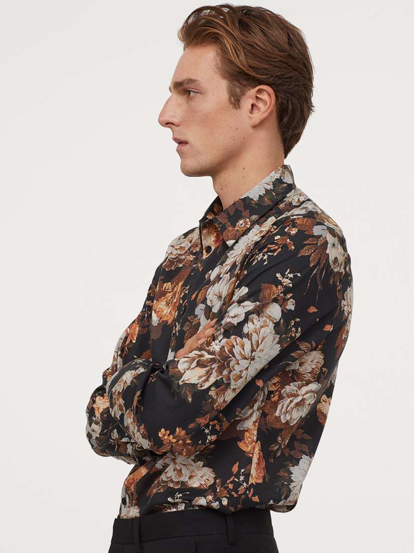 Mens floral dress shirts h&m shop