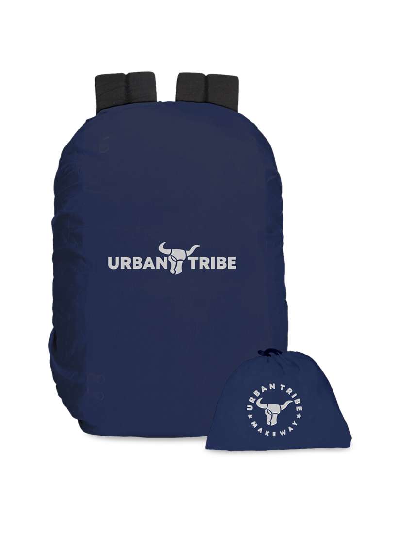 Buy URBAN TRIBE Navy Blue White Printed Backpack Rain Cover With Pouch Travel Accessory for Unisex 12847198 Myntra