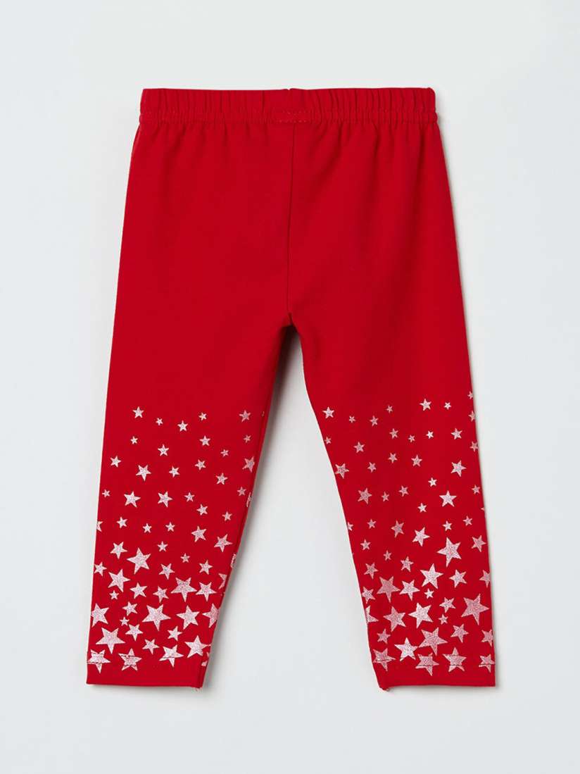 Buy max Girls Red White Printed Ankle Length Leggings Leggings for Girls 12635240 Myntra