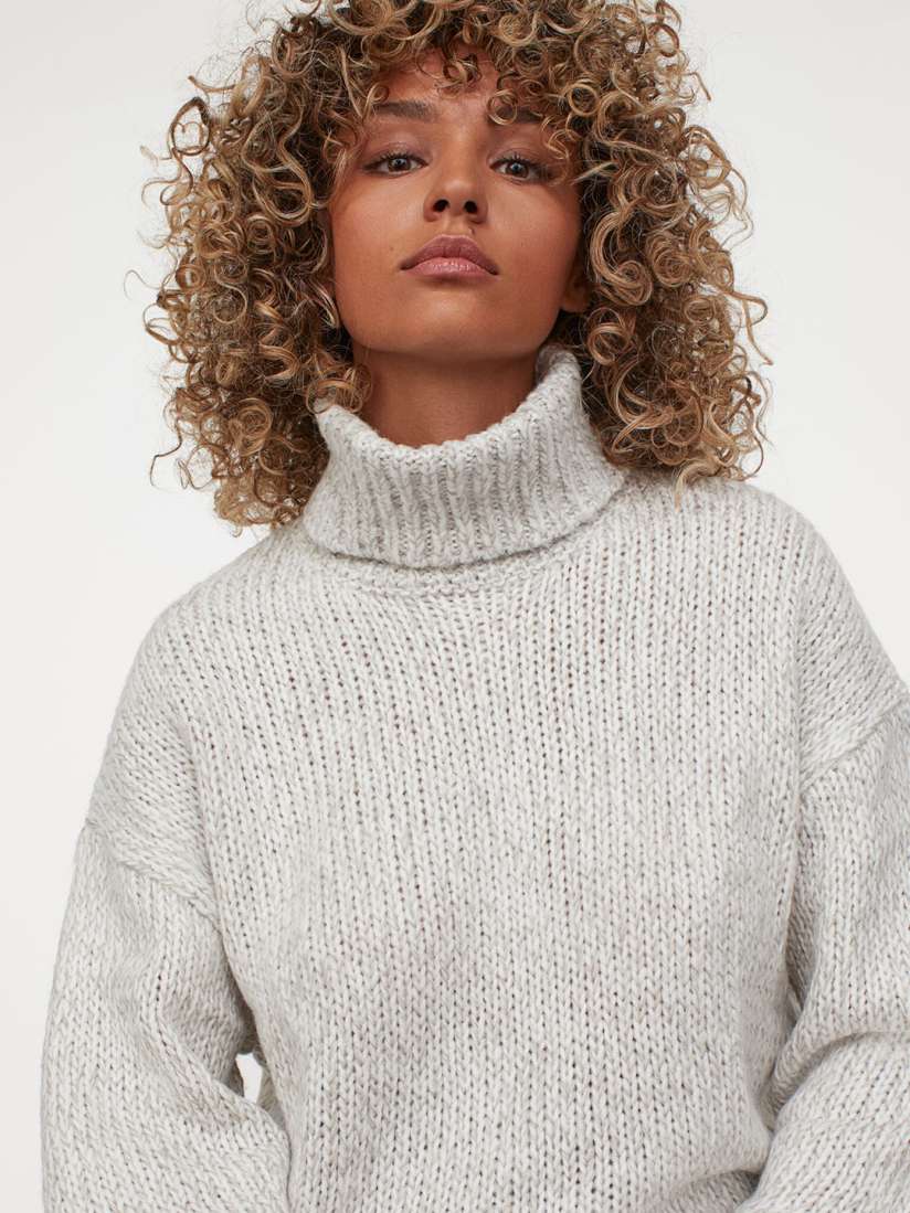 Polo neck sweaters womens shop