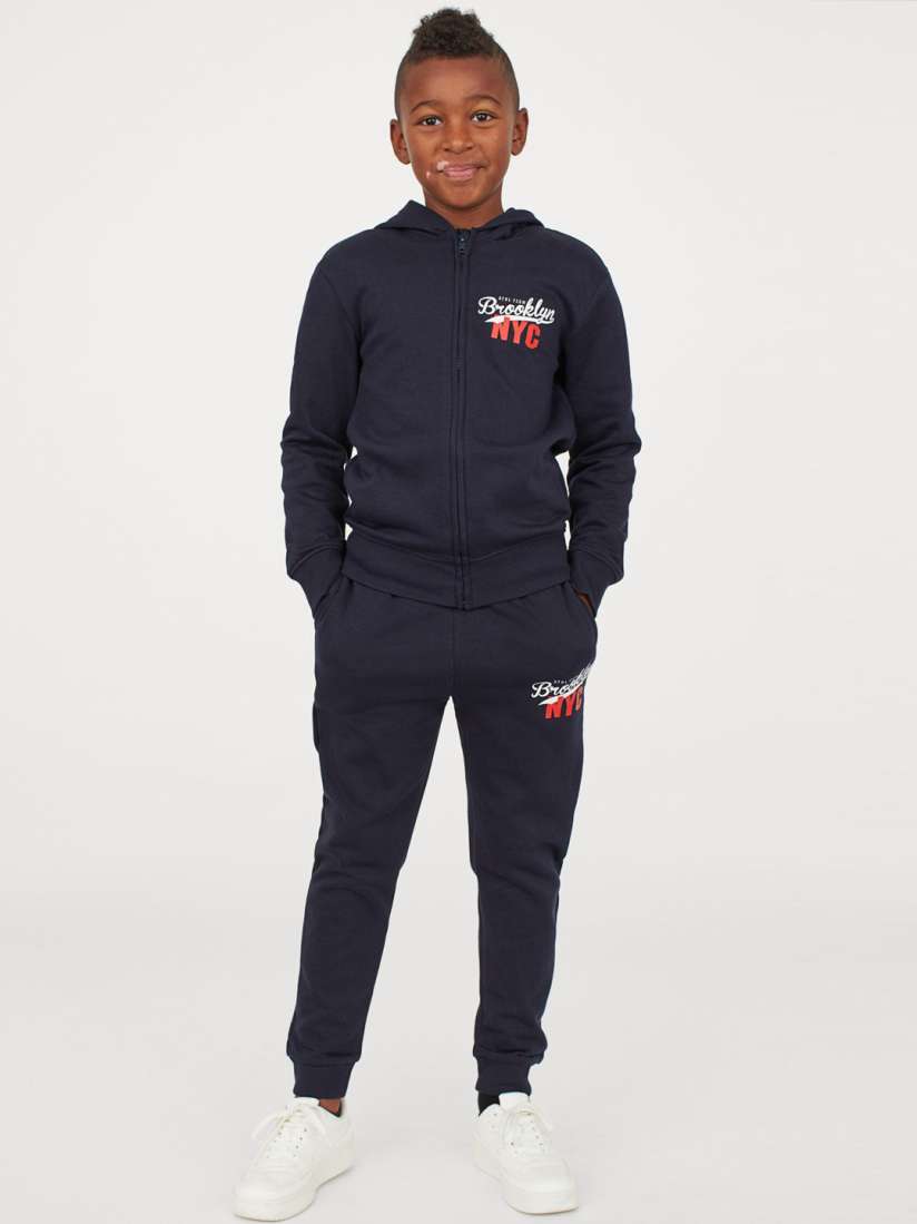Buy H M Boys Navy Blue White 3 Piece Tracksuit Set Clothing Set for Boys 12674312 Myntra