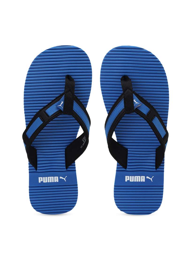 Puma blue thong flip flop clearance