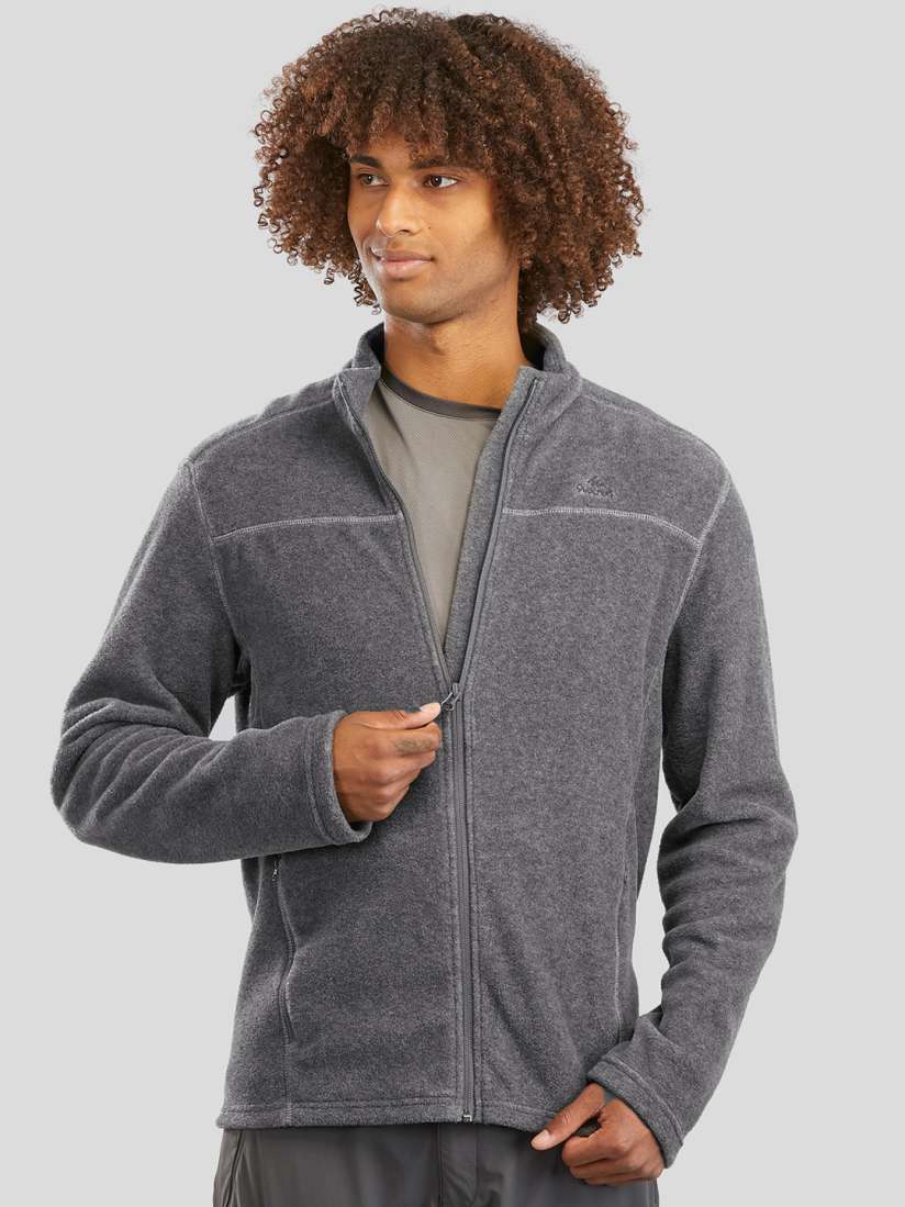 Buy Quechua By Decathlon Men Grey Solid Insulator Hiking and Trekking Jacket Jackets for Men 12941962 Myntra