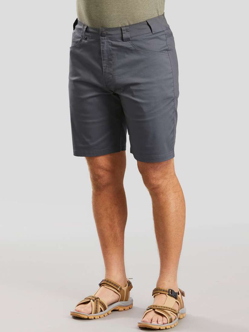 Buy Quechua By Decathlon Men Grey Solid Regular Shorts Shorts for Men 12965780 Myntra