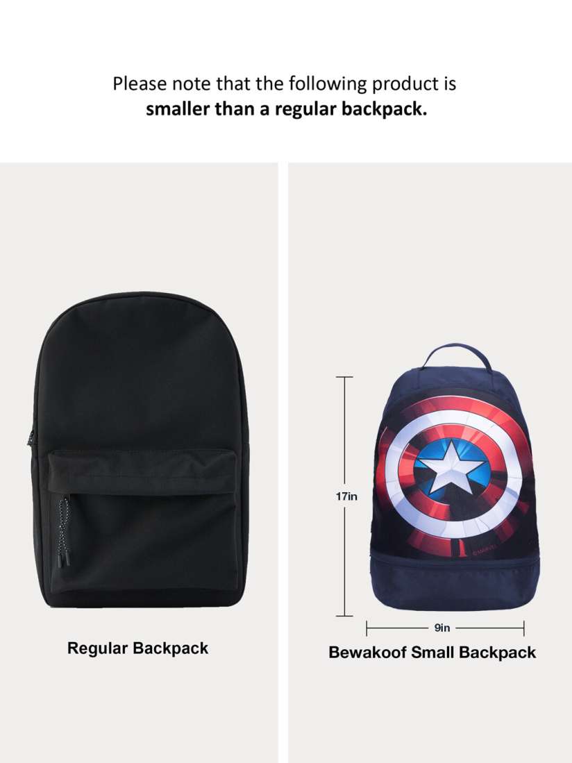 Buy Bewakoof Unisex Blue Red Captain America Shield Printed Backpack Backpacks for Unisex 12957024 Myntra
