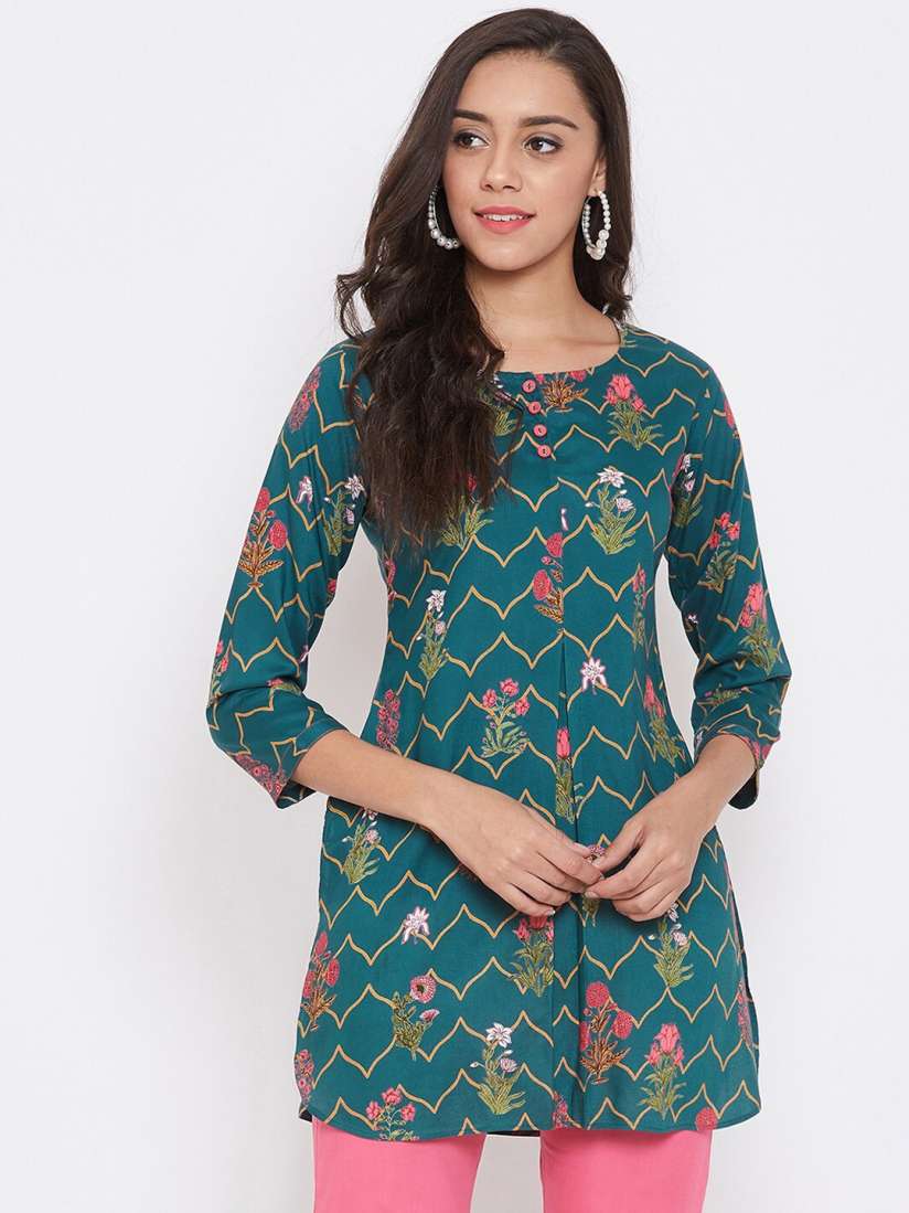 Myntra floral kurtis new arrivals