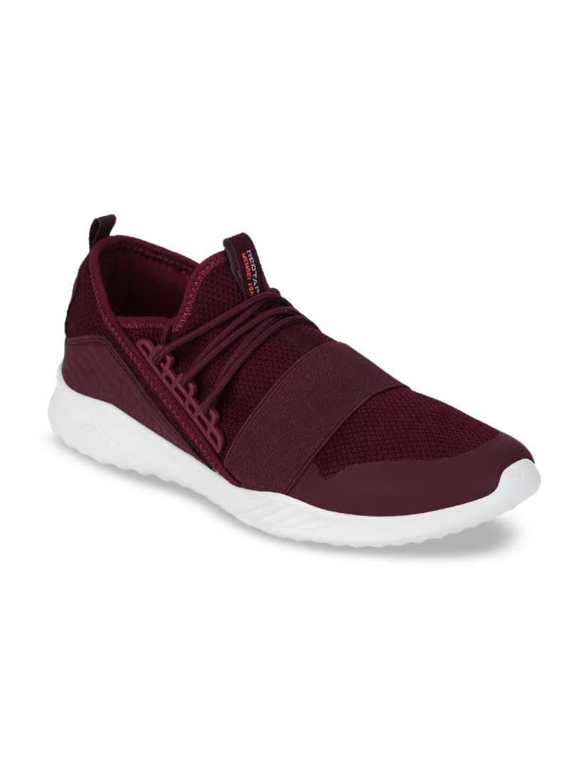 Buy Red Tape Men Burgundy Textile Memory Foam Walking Shoes Sports Shoes for Men 12972792 Myntra
