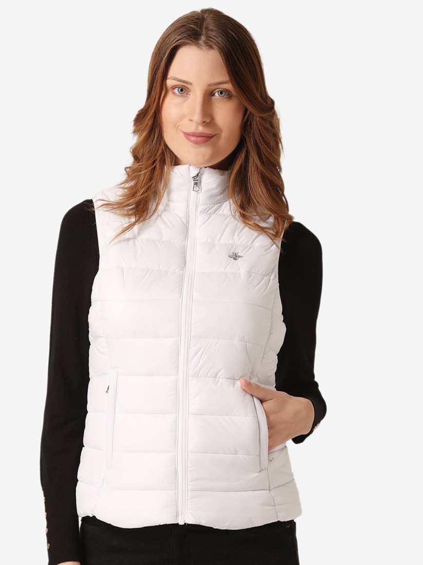 Red tape sleeveless jackets 2025