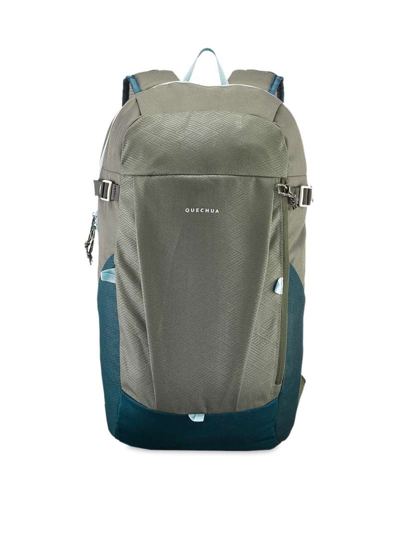 Buy Quechua By Decathlon Unisex Olive Green Colourblocked Hiking Backpack NH100 Backpacks for Unisex 13029360 Myntra