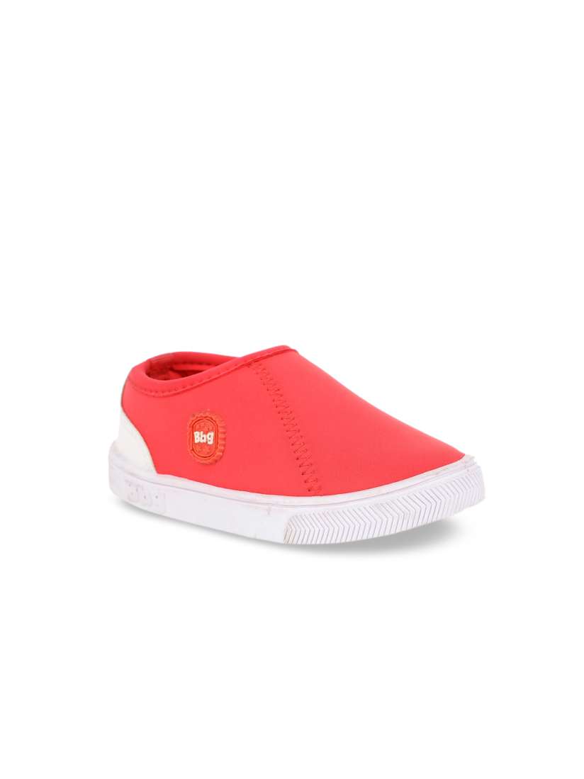 Buy Bubblegummers Girls Red Slip On Sneakers Casual Shoes for Girls 13007764 Myntra