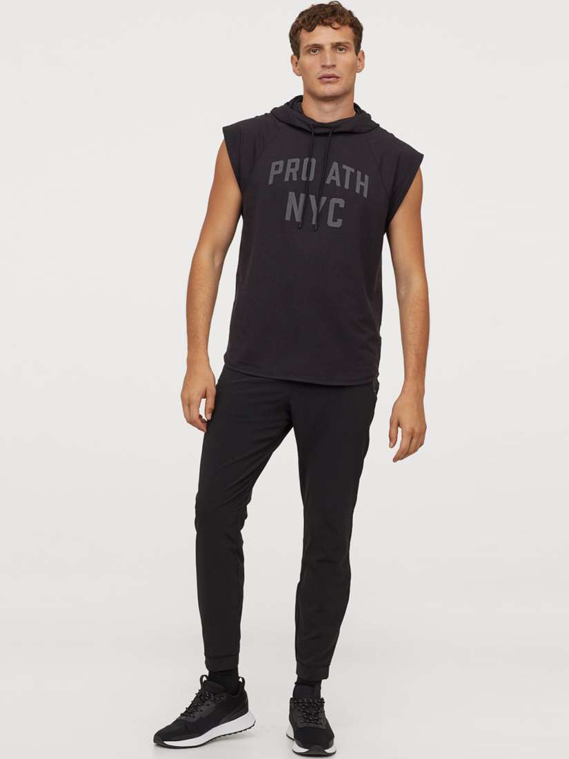 Buy H M Men Black Track Pants Trousers for Men 13036920 Myntra