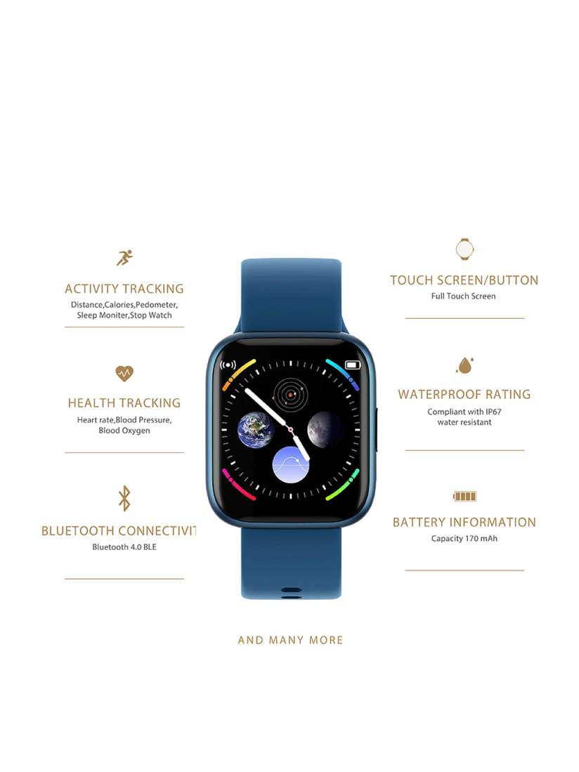 Buy OPTA Unisex Blue SB 202 Bluetooth Fitness Watch SB 202 Smart Watches for Unisex 13062586 Myntra