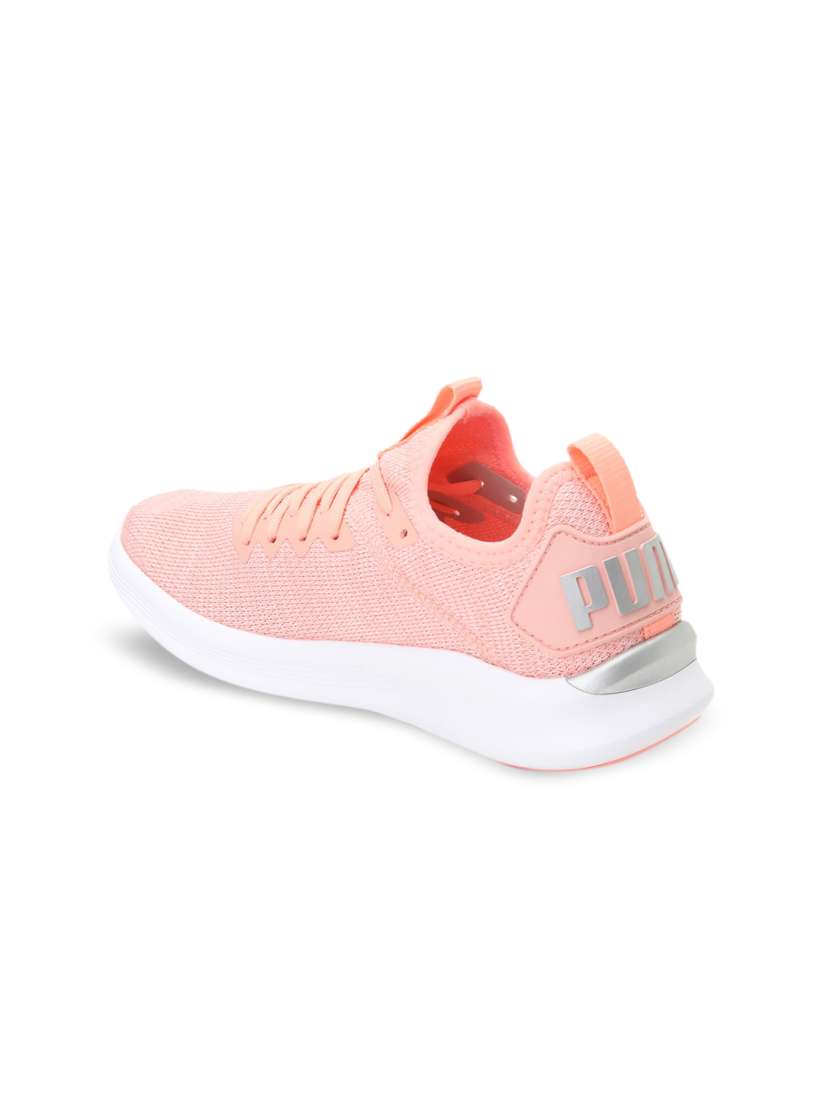 Buy Puma Girls Peach IGNITE Flash evo Knit Metallic Jr Sports Shoes Sports Shoes for Girls 13093530 Myntra
