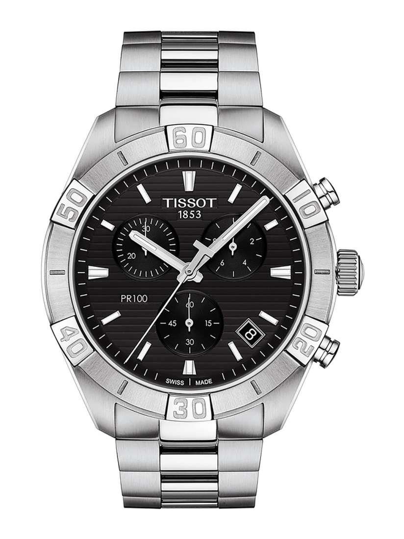 Buy TISSOT Men Black Silver Toned Analogue Watch T1016171105100 Watches for Men 13113566 Myntra