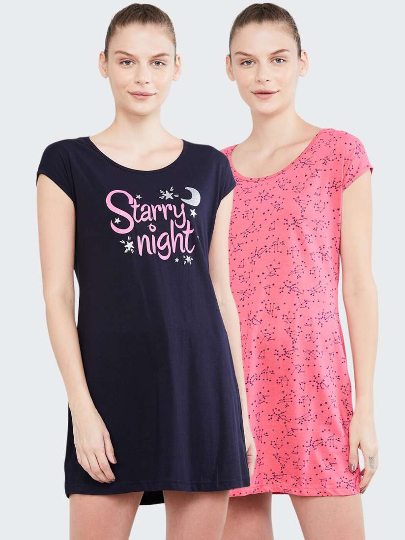 Buy max Set Of 2 Printed Nightdress Nightdress for Women 12910488 Myntra