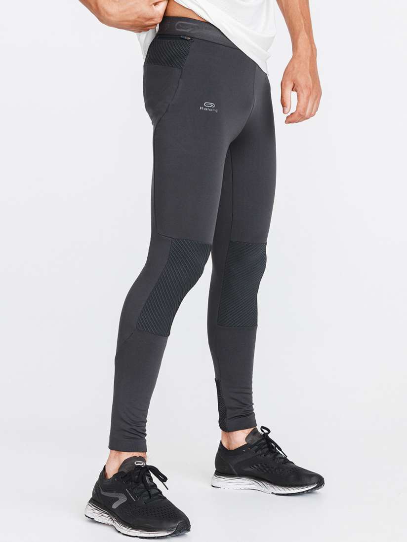 Buy Kalenji By Decathlon Men Grey Solid Running Tights Tights for Men 12931044 Myntra