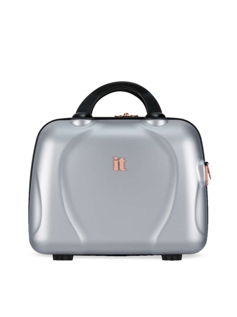 Buy IT luggage Silver Toned Sparkle Vanity Bag Travel Accessory for Women 13131630 Myntra