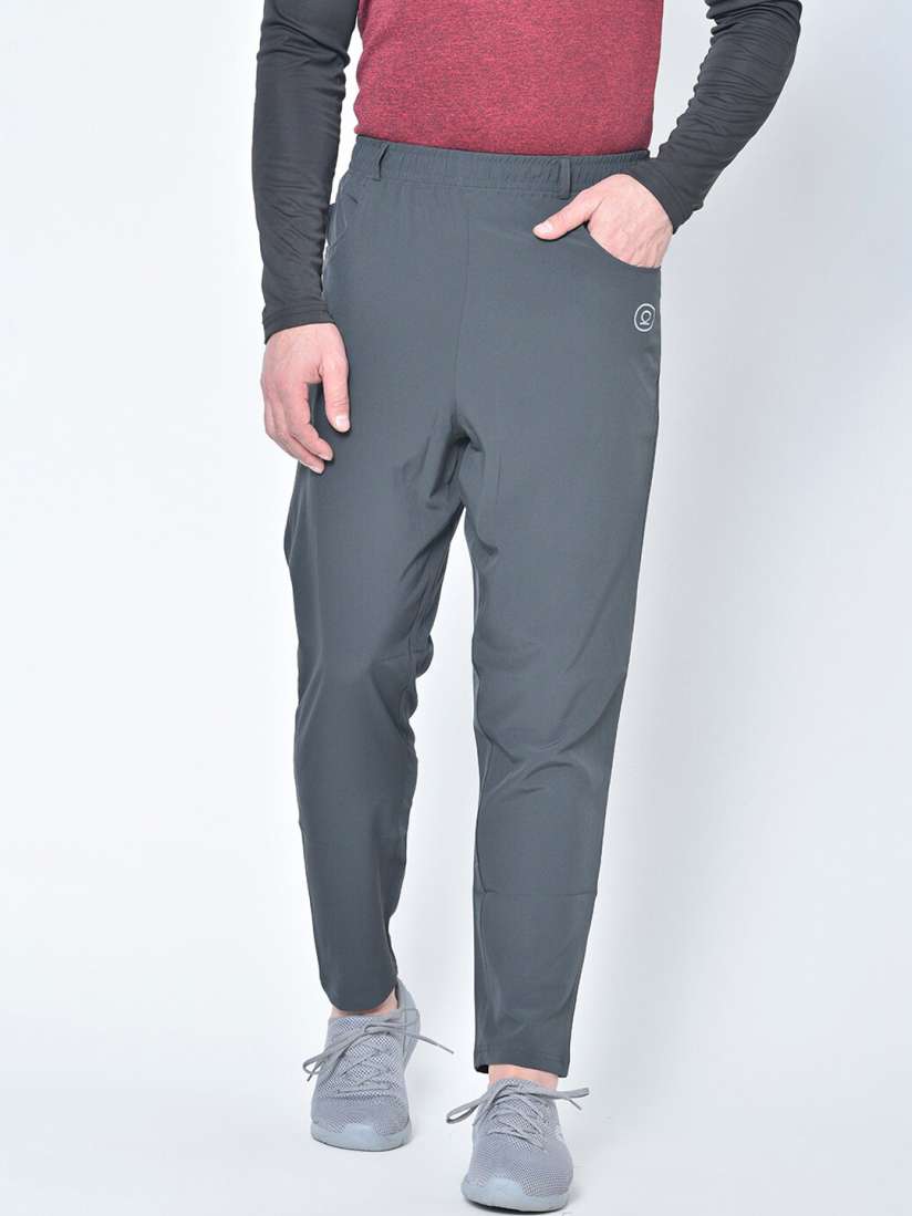 Buy CHKOKKO Men Grey Solid Knitted Training or Gym Track Pants Track Pants for Men 13210894 Myntra