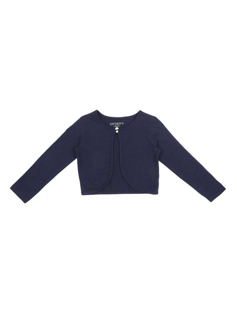 Girls navy shrug best sale