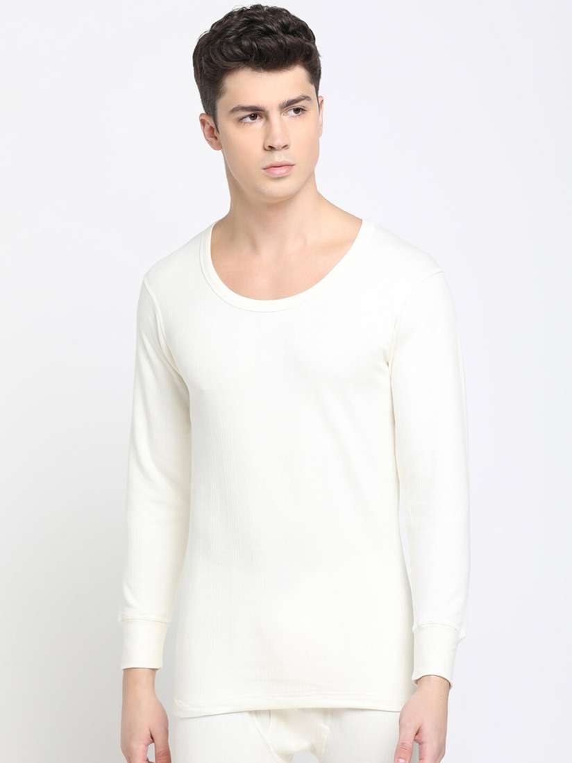 Buy DIXCY SCOTT Men Off White Thermal Top Thermal Tops for Men 13240886 Myntra