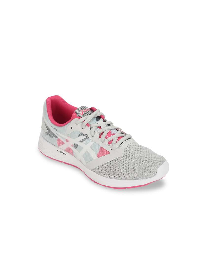 Buy ASICS Unisex Kids Grey Synthetic PATRIOT 10 GS Running Shoes PATRIOT 10 SP Sports Shoes for Unisex Kids 13264510 Myntra