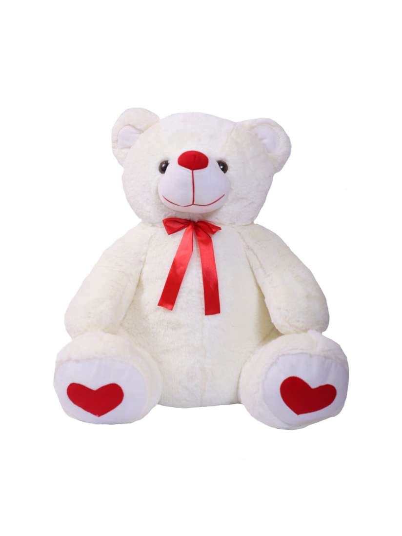 Teddy bear red and white best sale