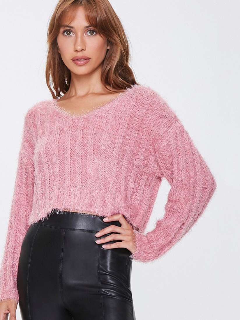 Forever 21 rose sweater deals
