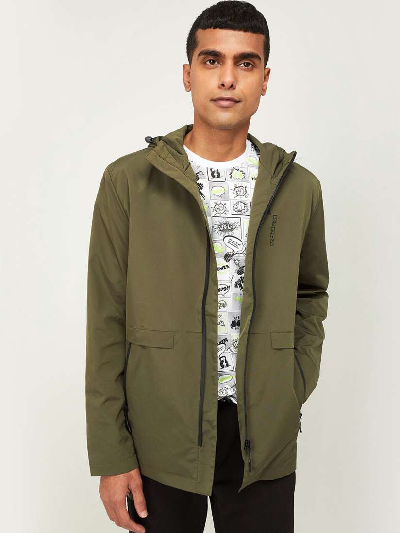 Buy Kappa Men Olive Green Solid Tailored Jacket Jackets for Men 13313700 Myntra