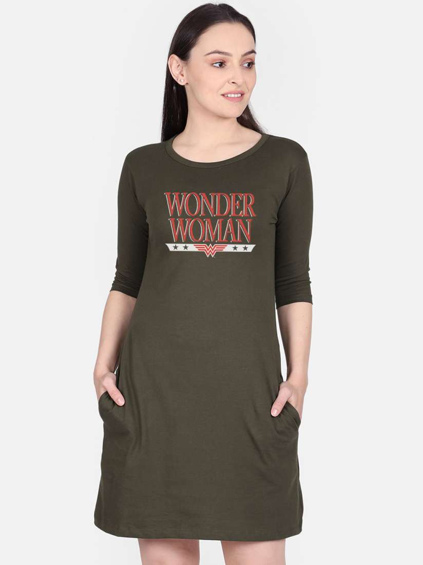 Wonder woman t shirt dress on sale