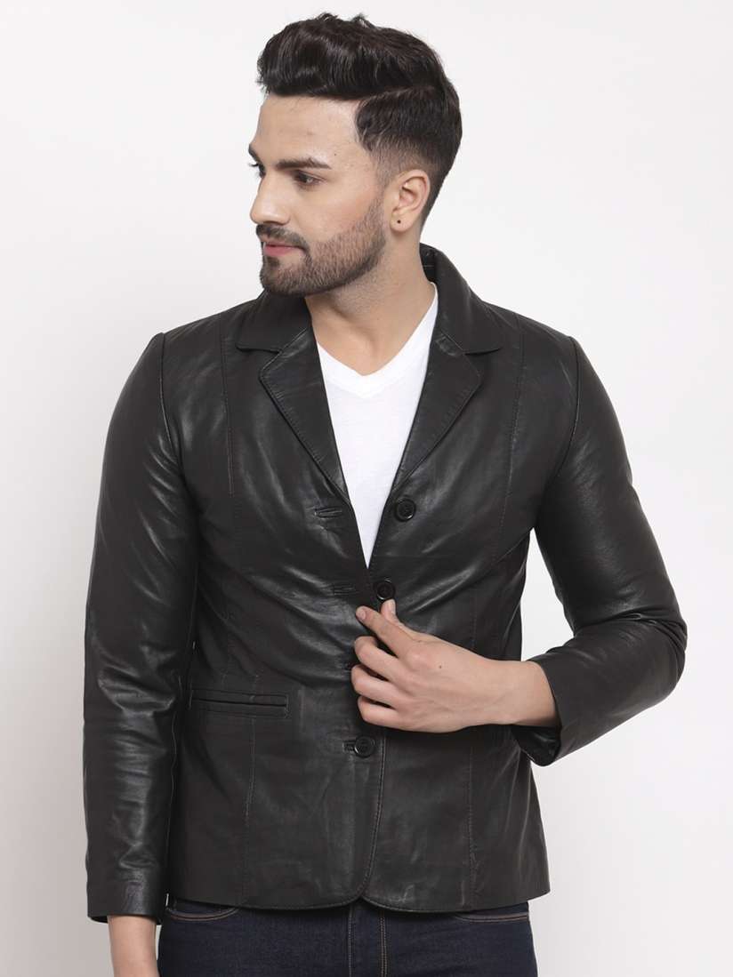 Teakwood leather jackets myntra store