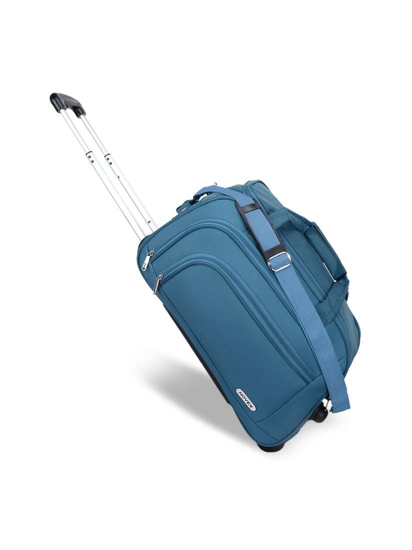 Buy NOVEX Unisex Teal Blue Solid Travel Duffle Bag Duffel Bag for Unisex 13310644 Myntra