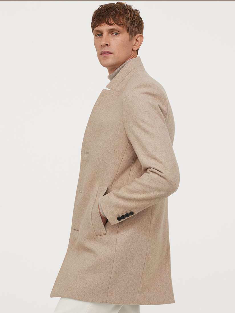 H&m Oversized Wool Coat Men Rokh H&M Double Layer Wool Coat