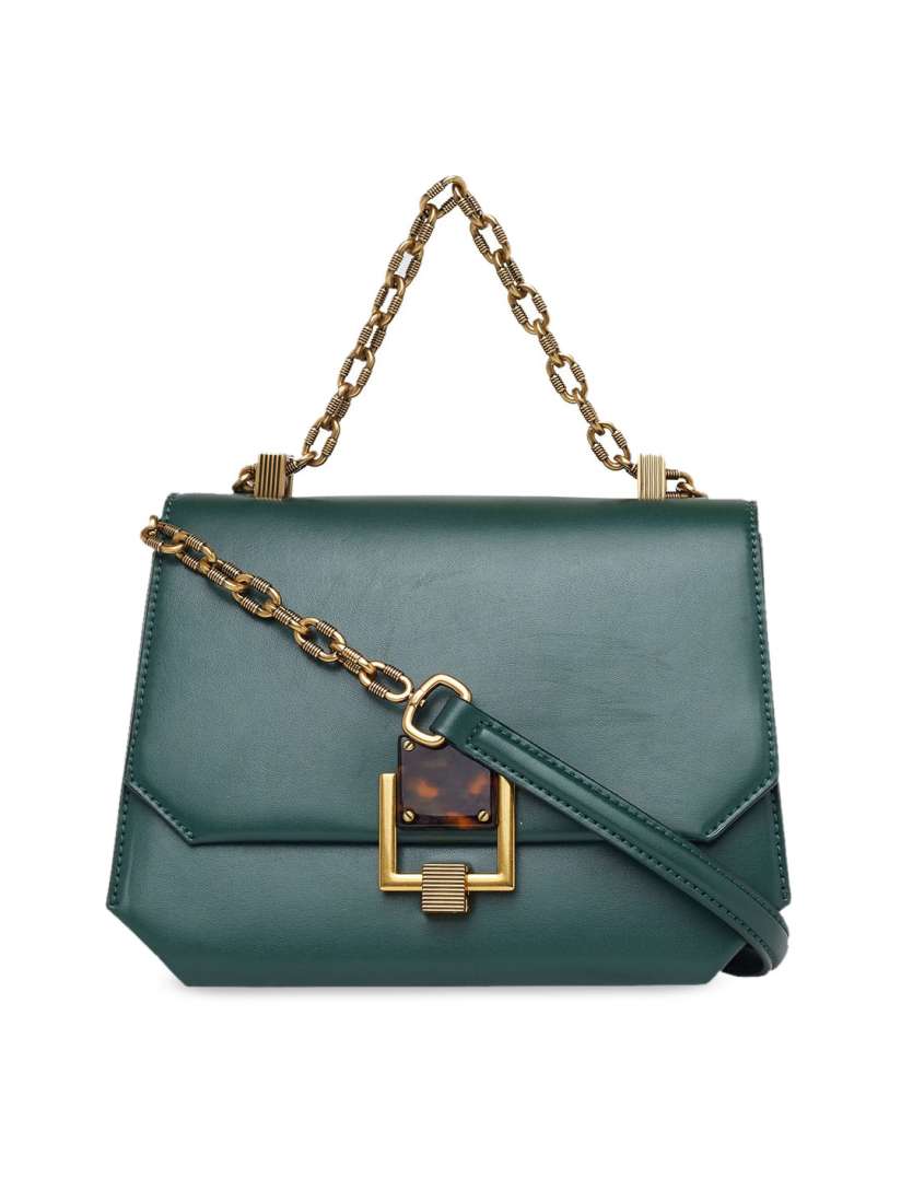 Buy CHARLES KEITH Green Solid Sling Bag Handbags for Women 13337806 Myntra