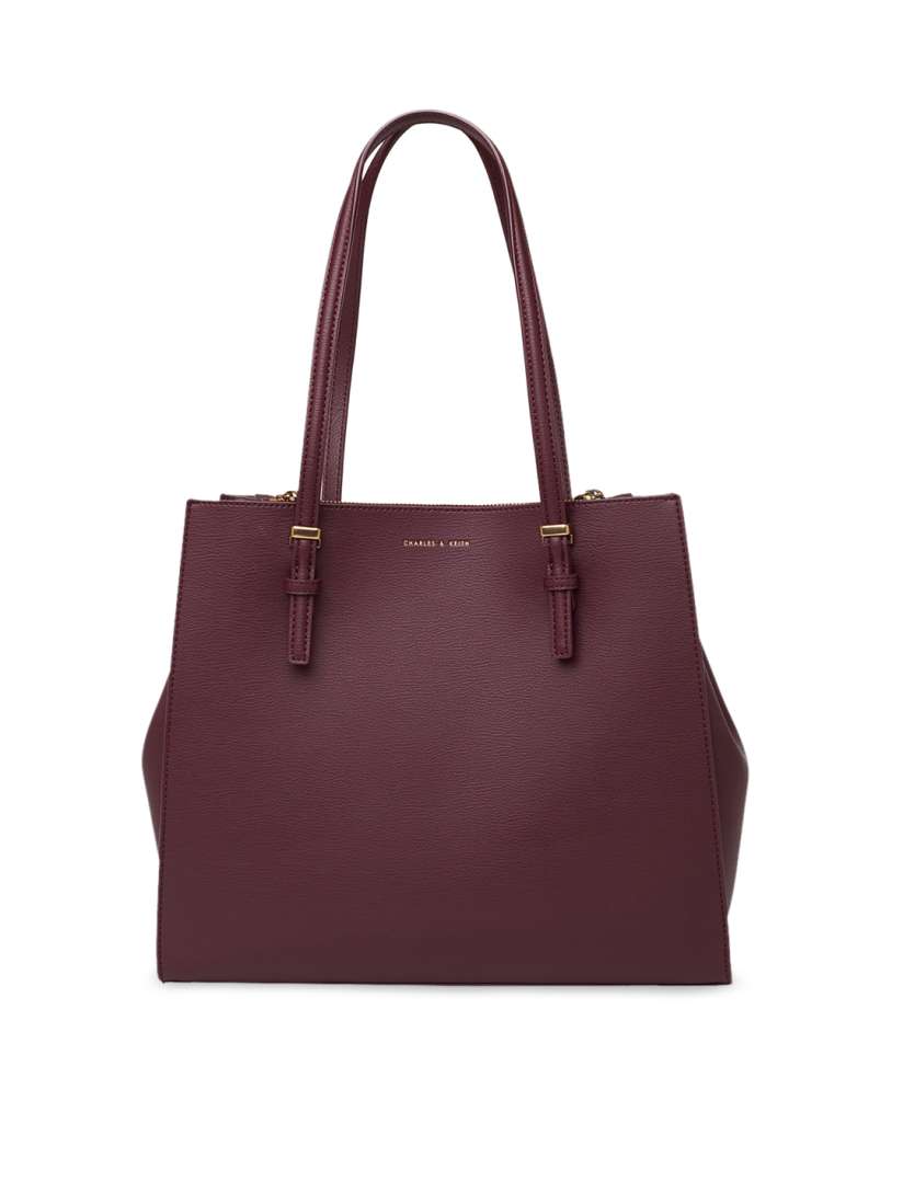 Buy CHARLES KEITH Maroon Solid Shoulder Bag Handbags for Women 13337800 Myntra