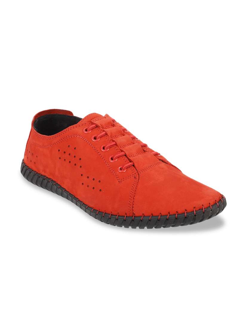 Buy Mochi Men Red Sneakers Casual Shoes for Men 13340076 Myntra