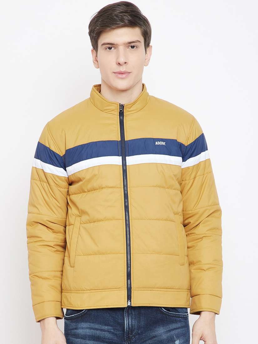 Puffer jacket mustard yellow deals