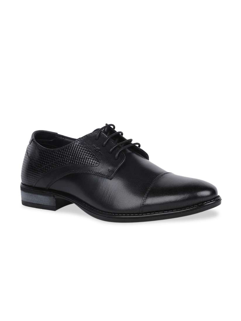 Buy Bata Men Black Solid Leather Formal Derbys Formal Shoes for Men 13182362 Myntra